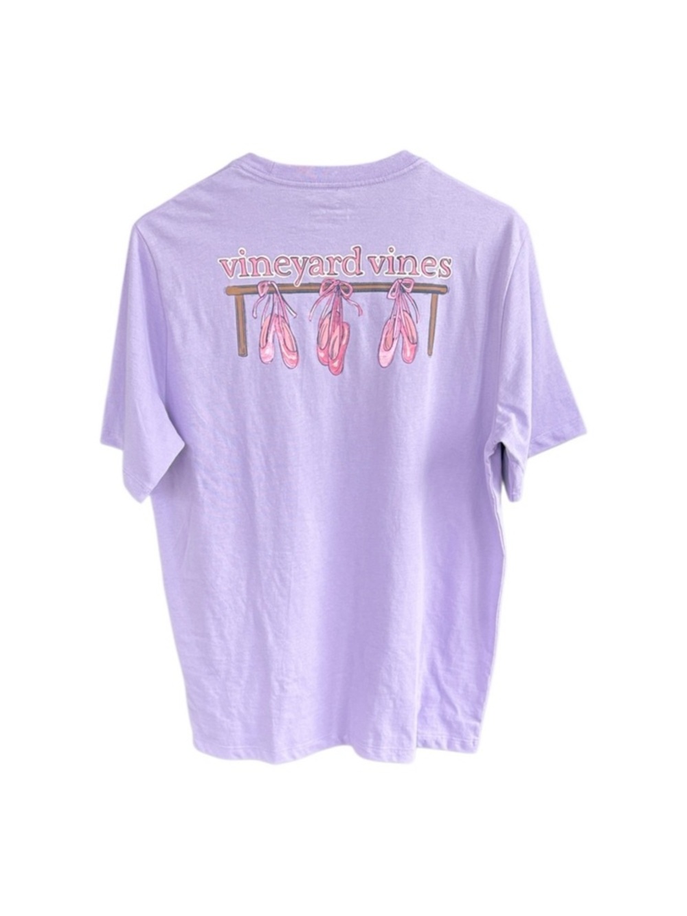 NWT Vineyard Vines Ballet
Slippers Pocket Tee Lavender Size XL